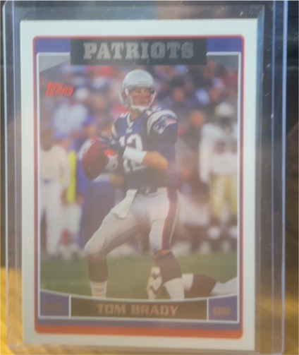 2006 Topps #150 Tom Brady — front