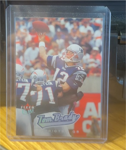 2005 Fleer Ultra #20 Tom Brady — front