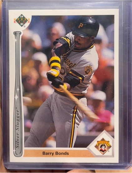 1991 Upper Deck Silver Slugger #SS5 Barry Bonds — front