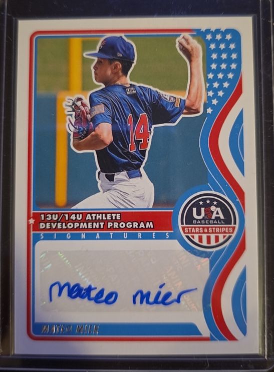 2025 Panini Stars and Stripes #NTS-MM Mateo Mier — front