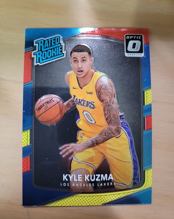 2017-18 Donruss Optic #174 Kyle Kuzma — front
