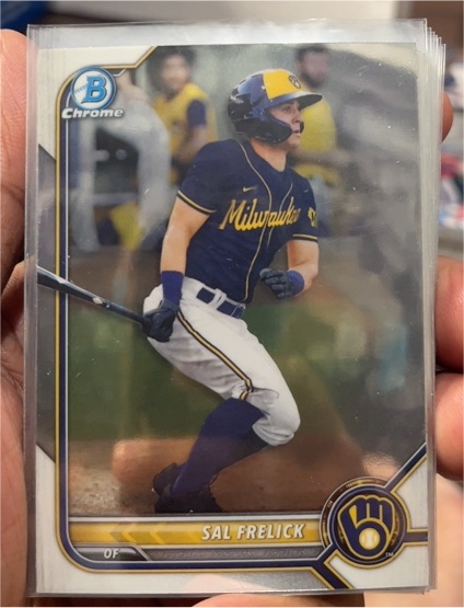 2022 Bowman Chrome Prospects #BCP-149 Sal Frelick — front