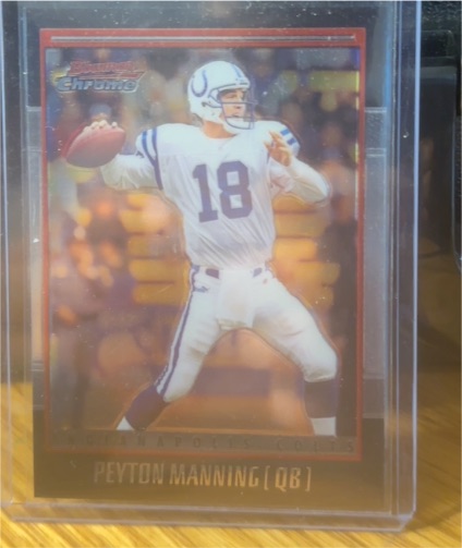 2001 Bowman Chrome #67 Peyton Manning — front