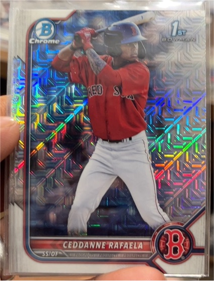2022 Bowman Chrome #BCP-61 Ceddanne Rafaela — front
