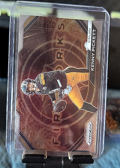 2023 Panini Prizm Fireworks #F-9 Kenny Pickett — front