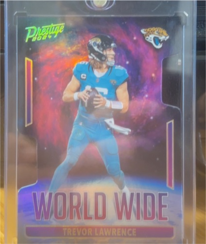 2024 Panini Prestige #WW-TLE Trevor Lawrence World Wide — front