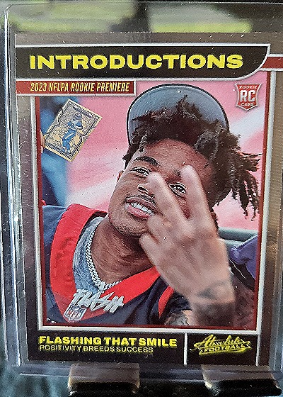2023 Panini Absolute #3 Flashing That Smile Introductions Tank Dell — front