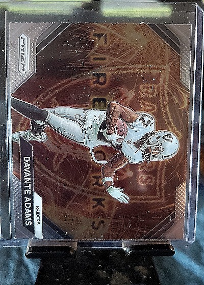 2023 Panini Prizm Football Fireworks #F-21 Davante Adams — front