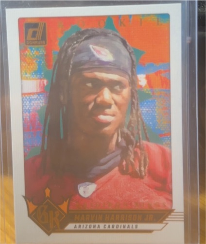 2024 Panini Donruss Rookie Gridiron Kings #10 Marvin Harrison Jr. — front