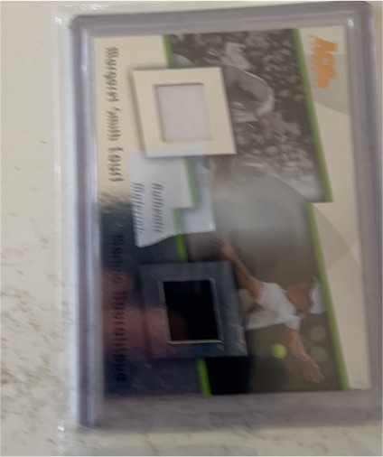 2008 Ace Authentic Dual Jersey #DJ5 Novak Djokovic/Ana Ivanovic — front