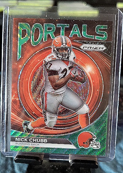 2023 Panini Prizm Portals #PO-9 Nick Chubb — front