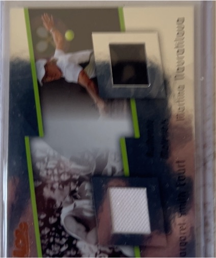 2008 Ace Authentic Stars and Legends Dual Jersey #DJ9 Martina Navratilova / Billie Jean King — front