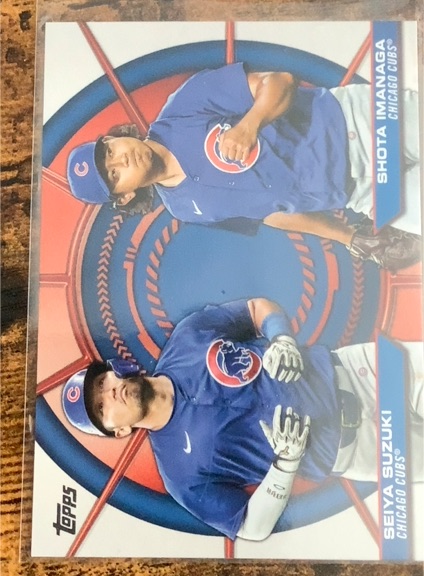2025 Topps Series 2 Dynamic Duos #DD-7 Seiya Suzuki / Shota Imanaga — front