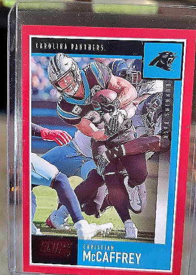 2020 Panini Score #261 Christian McCaffrey — front