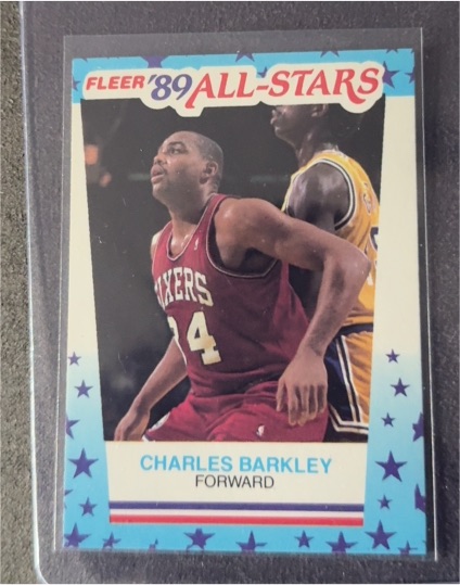 1989 Fleer '89 All-Stars #4 Charles Barkley — front