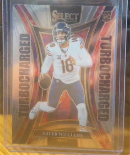 2024 Panini Select #11 Caleb Williams Turbocharged Rookie Card — front