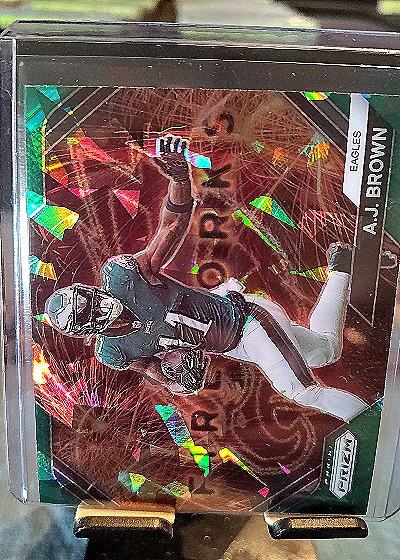 2023 Panini Prizm Fireworks #F-23 A.J. Brown — front