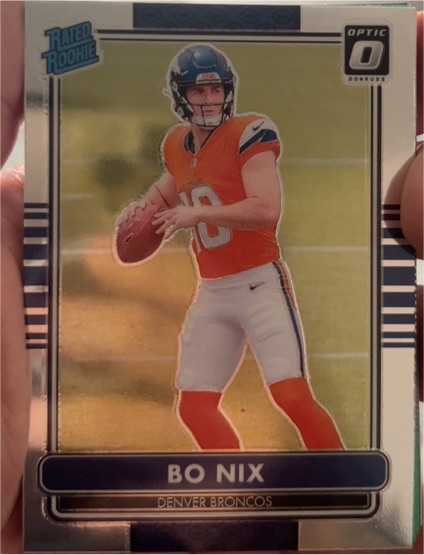 2024 Panini Donruss Optic #6 Bo Nix — front