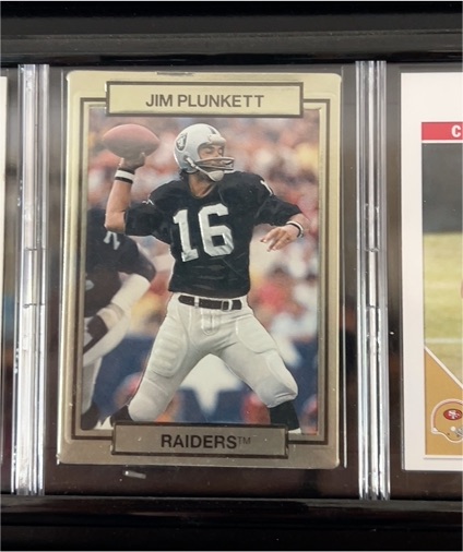 1990 Action Packed # Jim Plunkett Raiders — front