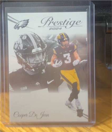 2024 Panini Prestige #317 Cooper DeJean — front
