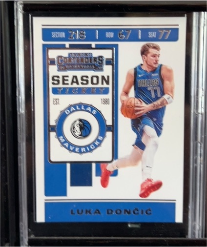 2019-20 Panini Contenders #73 Luka Dončić — front