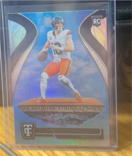 2024 Panini Totally Certified #15 Bo Nix Franchise Foundations — front