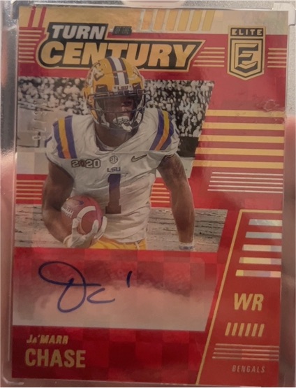 2021 Panini Elite Turn of the Century #Ja'Marr Chase — front