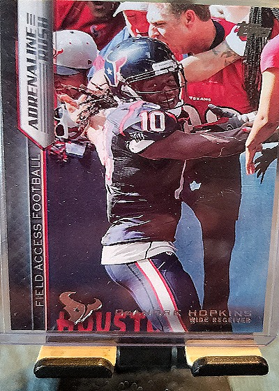 2015 Topps Field Access Adrenaline Rush #ARA-DH DeAndre Hopkins — front