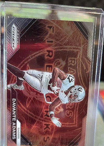 2023 Panini Prizm #F-21 Davante Adams Fireworks — front