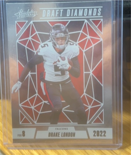 2024 Panini Absolute Draft Diamonds #DD-DLN Drake London — front