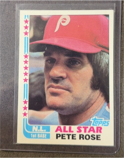 1982 Topps #337 Pete Rose All-Star — front