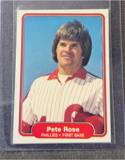 1982 Fleer #256 Pete Rose — front