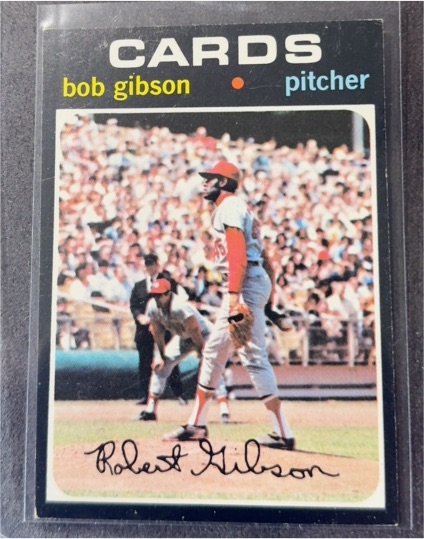 1971 Topps #450 Bob Gibson — front