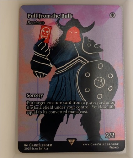 2025 CardSlinger Pull From the Bulk Promo — front