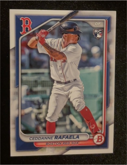 2024 Bowman #84 Ceddanne Rafaela Boston Red Sox — front