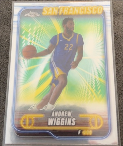2024-25 Topps Chrome #155 Andrew Wiggins — front
