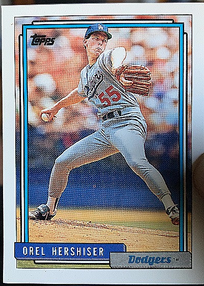 1992 Topps #175 Orel Hershiser — front