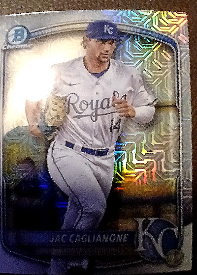 2025 Bowman Chrome Prospects #BCP-103 Jac Caglianone — front