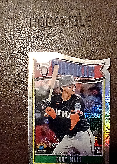 2025 Bowman #ROY-2 Coby Mayo Rookie of the Year Favorites Orioles Rookie RC — front
