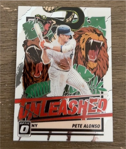 2021 Donruss Optic Unleashed #UNL4 Pete Alonso — front