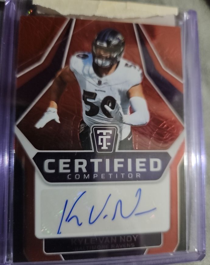 2024 Panini Totally Certified Certified Competitor Kyle Van Noy — front