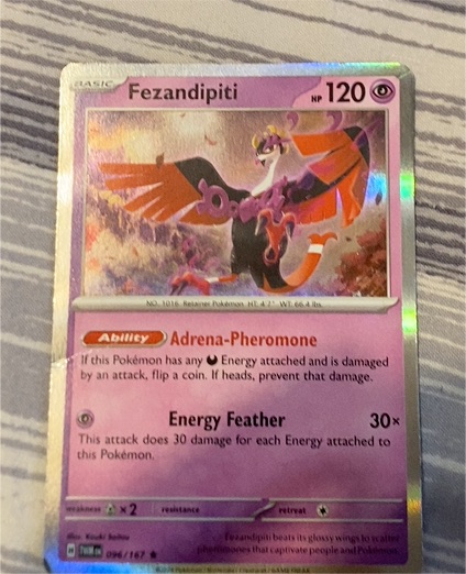 2025 Pokémon SV Twilight Masquerade #096 Fezandipiti — front