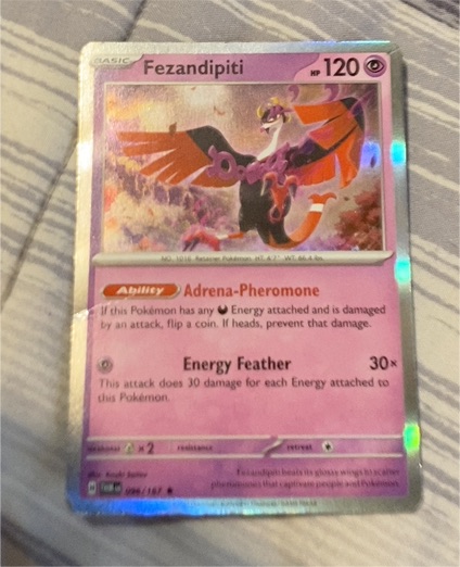 2024 Pokémon Prismatic Evolutions #045 Fezandipiti — front