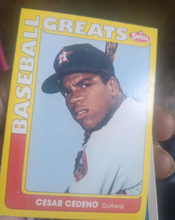 1991 Swell Baseball Greats #104 Cesar Cedeno — front