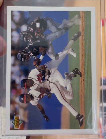 1992 Upper Deck #SP3 Deion Sanders Prime Time's Two — front