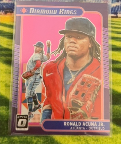 2021 Donruss Optic Diamond Kings #16 Ronald Acuna Jr. — front