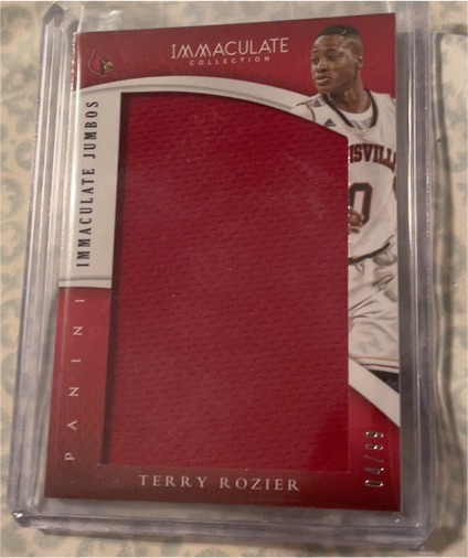 2015 Panini Immaculate Collection Immaculate Jumbos Terry Rozier — front