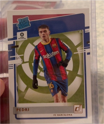 2020-21 Panini Chronicles Donruss #8 Pedri Rated Rookie — front