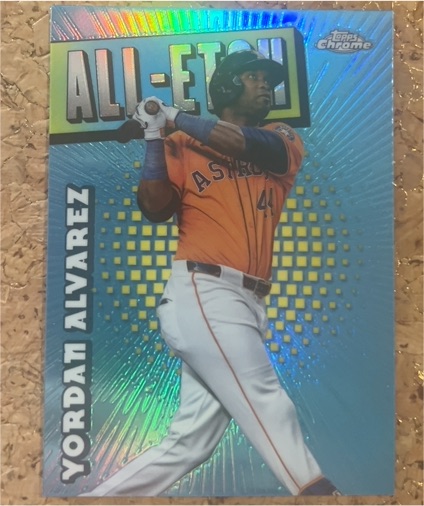 2025 Topps Chrome All-Etch #CAE-14 Yordan Alvarez — front