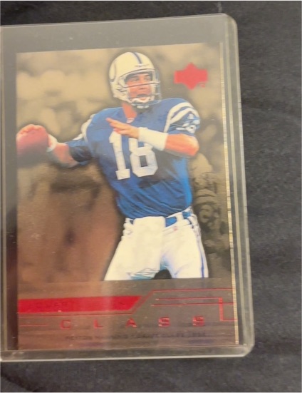 1999 Upper Deck Quarterback Class #QC13 Peyton Manning — front
